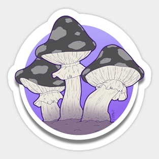 A Few Proud Mushrooms (Asexual) Sticker